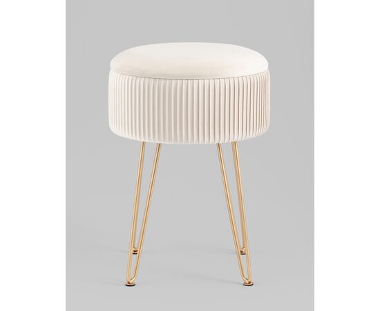 Пуф Астор бежевый, изображение 6 | Интернет магазин мебели и декора LifeDekor