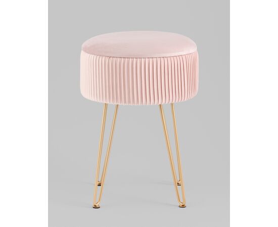 Пуф Астор светло-розовый, изображение 5 | Интернет магазин мебели и декора LifeDekor