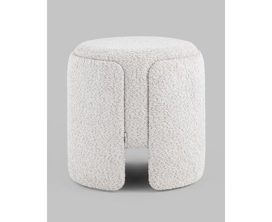 Пуф Taks букле светло-серый, изображение 4 | Интернет магазин мебели и декора LifeDekor