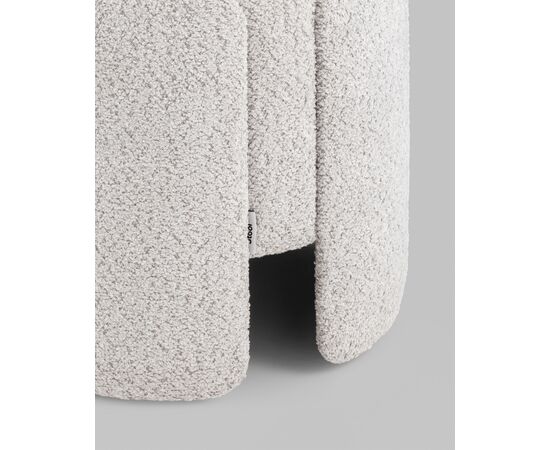 Пуф Taks букле светло-серый, изображение 6 | Интернет магазин мебели и декора LifeDekor