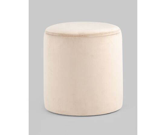 Пуф Taks велюр молочный, изображение 6 | Интернет магазин мебели и декора LifeDekor