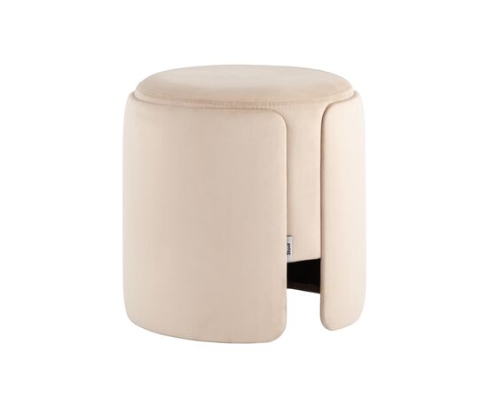 Пуф Taks велюр молочный | Интернет магазин мебели и декора LifeDekor