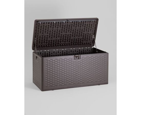 Стол-сундук Кейт пластик 110*55 см 276 л коричневый, изображение 5 | Интернет магазин мебели и декора LifeDekor