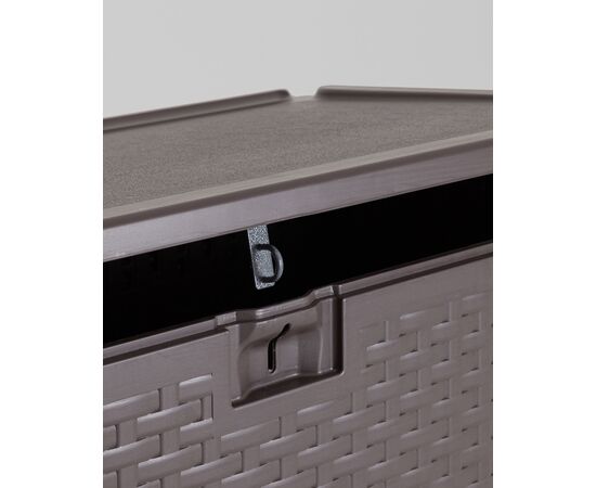 Стол-сундук Кейт пластик 110*55 см 276 л коричневый, изображение 7 | Интернет магазин мебели и декора LifeDekor