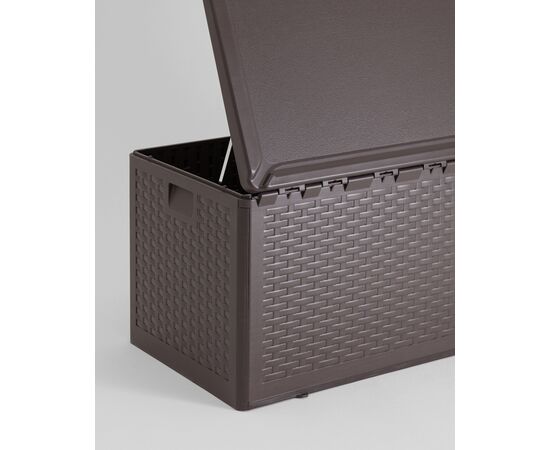 Стол-сундук Кейт пластик 110*55 см 276 л коричневый, изображение 8 | Интернет магазин мебели и декора LifeDekor