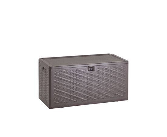 Стол-сундук Кейт пластик 110*55 см 276 л коричневый | Интернет магазин мебели и декора LifeDekor