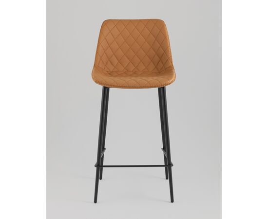 Стул барный Arch экокожа коричневый, изображение 5 | Интернет магазин мебели и декора LifeDekor