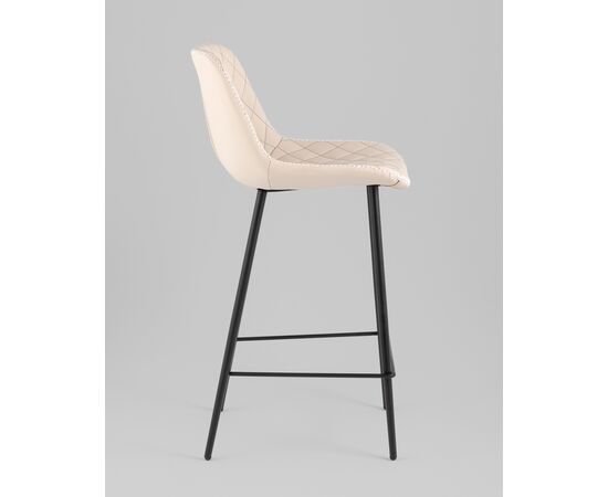 Стул барный Arch экокожа светло-серый, изображение 6 | Интернет магазин мебели и декора LifeDekor