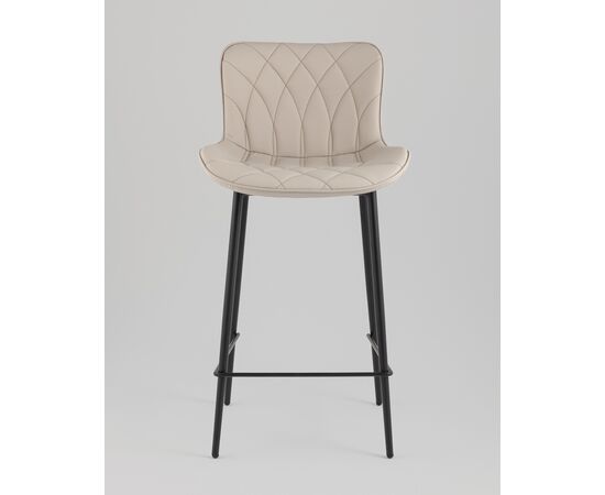 Стул барный Vault экокожа серый, изображение 5 | Интернет магазин мебели и декора LifeDekor