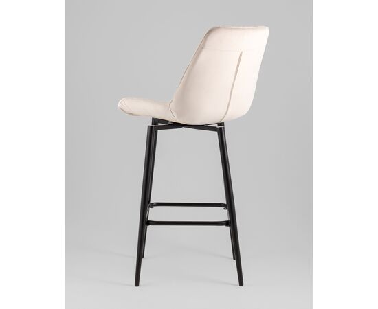 Стул барный Флекс с поворотным механизмом велюр бежевый, изображение 6 | Интернет магазин мебели и декора LifeDekor