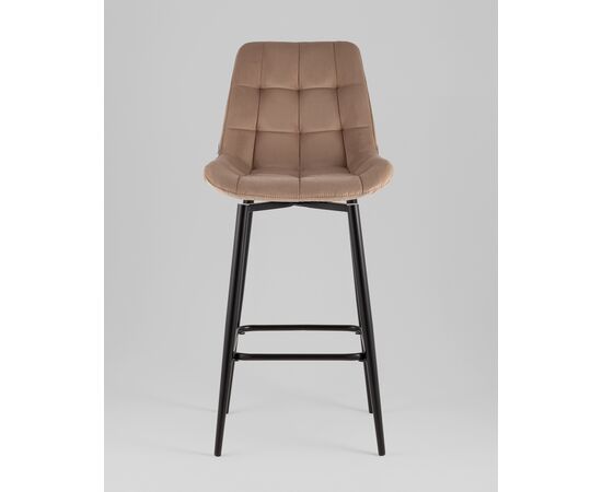 Стул барный Флекс с поворотным механизмом велюр капучино, изображение 3 | Интернет магазин мебели и декора LifeDekor