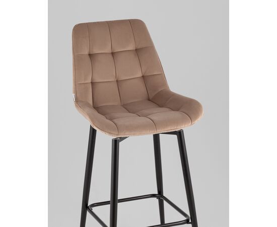 Стул барный Флекс с поворотным механизмом велюр капучино, изображение 8 | Интернет магазин мебели и декора LifeDekor