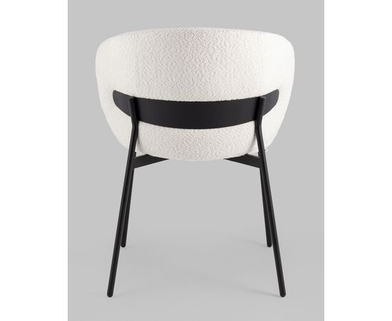 Стул Блейз букле белый, изображение 7 | Интернет магазин мебели и декора LifeDekor