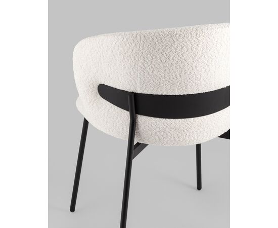 Стул Блейз букле белый, изображение 9 | Интернет магазин мебели и декора LifeDekor