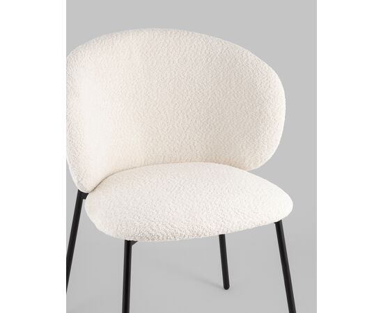 Стул Блейз букле белый, изображение 10 | Интернет магазин мебели и декора LifeDekor