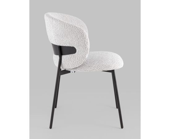 Стул Блейз букле светло-серый, изображение 6 | Интернет магазин мебели и декора LifeDekor