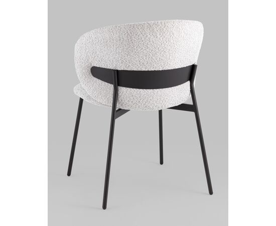 Стул Блейз букле светло-серый, изображение 8 | Интернет магазин мебели и декора LifeDekor