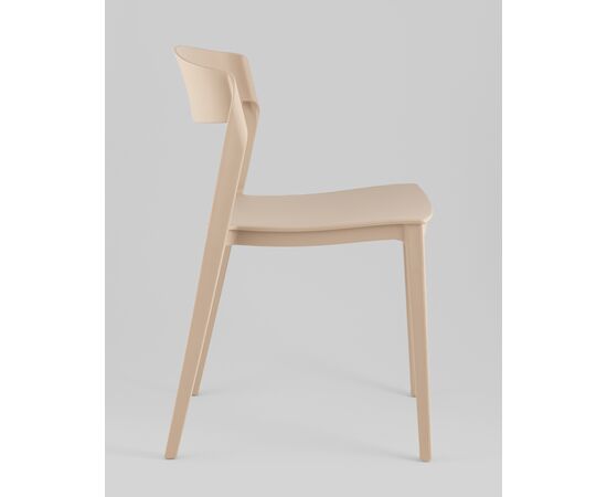 Стул Moris пластик бежевый, изображение 5 | Интернет магазин мебели и декора LifeDekor