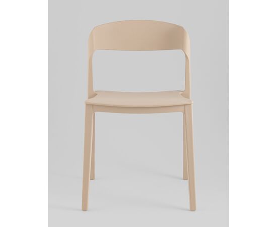 Стул Moris пластик бежевый, изображение 4 | Интернет магазин мебели и декора LifeDekor