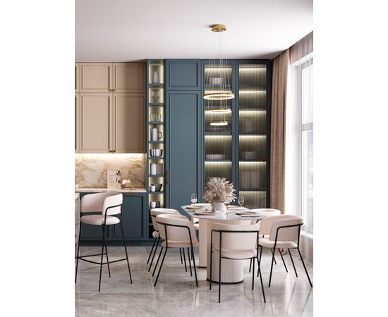 Кресло Нэлли New, букле белый, изображение 4 | Интернет магазин мебели и декора LifeDekor