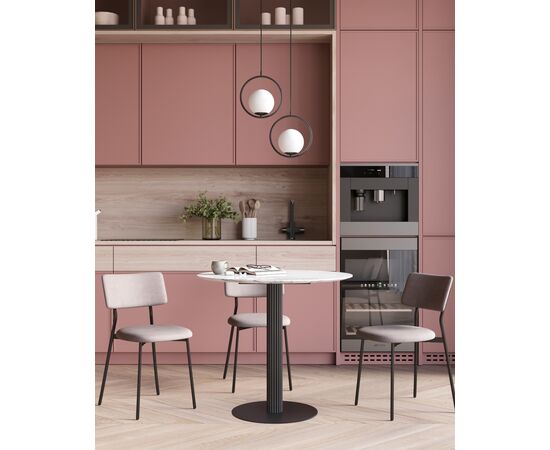 Стул Амелия велюр светло-серый, изображение 4 | Интернет магазин мебели и декора LifeDekor