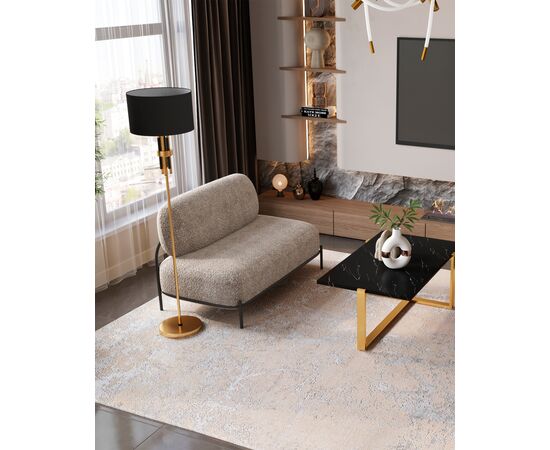 Диван Стоун new ткань букле серо-бежевый, изображение 3 | Интернет магазин мебели и декора LifeDekor