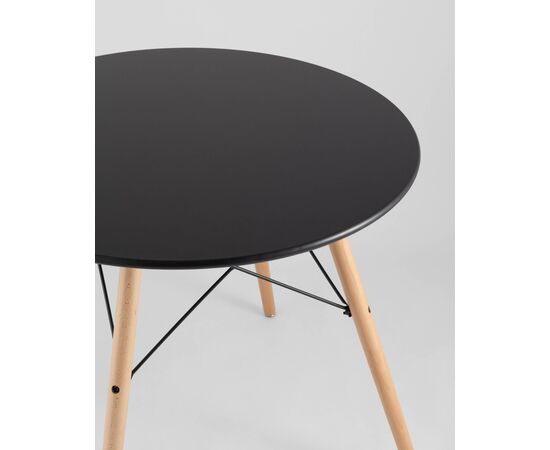 Стол круглый EAMES DSW NEW D=80 черный, изображение 8 | Интернет магазин мебели и декора LifeDekor