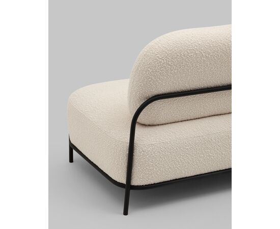 Диван Стоун new ткань букле молочный, изображение 10 | Интернет магазин мебели и декора LifeDekor