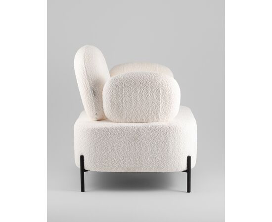 Кресло Кэнди ткань букле белый, изображение 6 | Интернет магазин мебели и декора LifeDekor