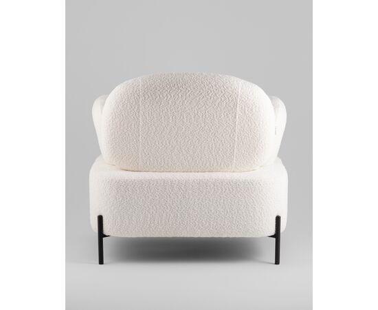 Кресло Кэнди ткань букле белый, изображение 7 | Интернет магазин мебели и декора LifeDekor