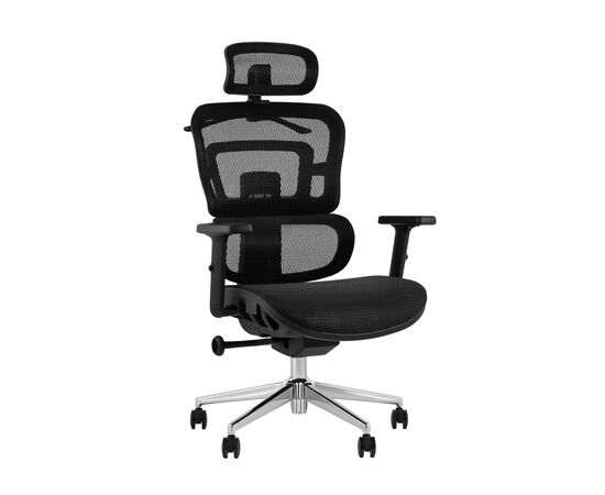 Кресло офисное TopChairs Techno Professional черный | Интернет магазин мебели и декора LifeDekor