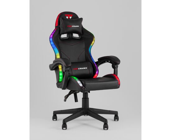 Кресло спортивное TopChairs Druid черный, изображение 2 | Интернет магазин мебели и декора LifeDekor