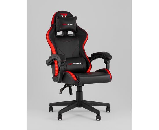 Кресло спортивное TopChairs Druid черный, изображение 10 | Интернет магазин мебели и декора LifeDekor