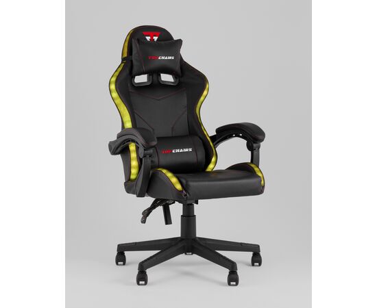 Кресло спортивное TopChairs Druid черный, изображение 9 | Интернет магазин мебели и декора LifeDekor