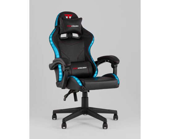 Кресло спортивное TopChairs Druid черный, изображение 8 | Интернет магазин мебели и декора LifeDekor