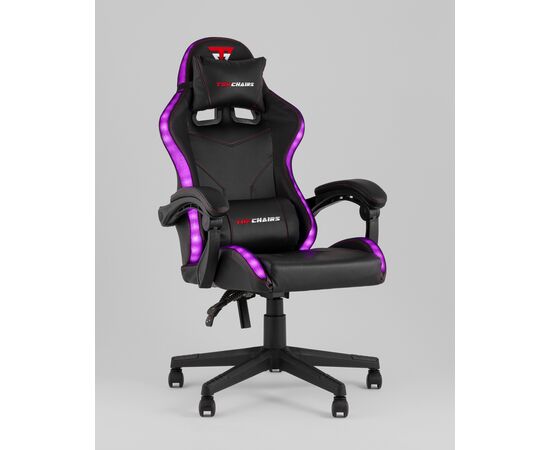 Кресло спортивное TopChairs Druid черный, изображение 7 | Интернет магазин мебели и декора LifeDekor