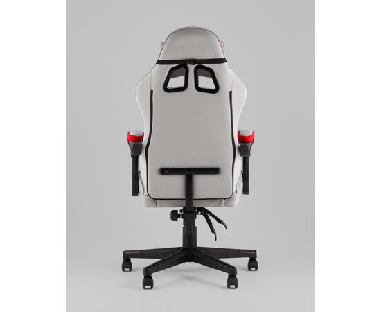 Кресло спортивное TopChairs Phantom ткань серо-красный, изображение 7 | Интернет магазин мебели и декора LifeDekor
