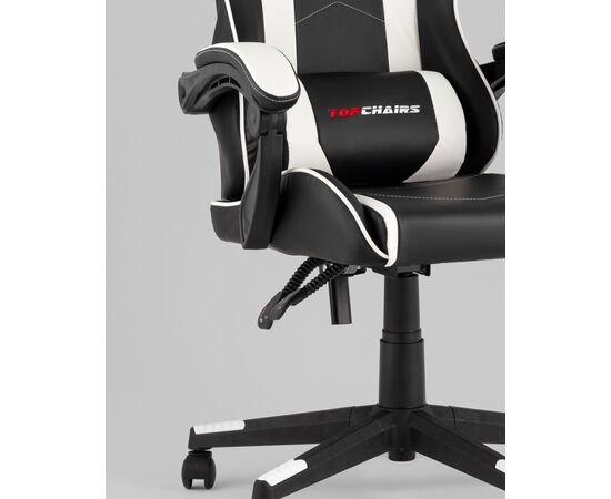 Кресло спортивное TopChairs Shadow черно-белый, изображение 10 | Интернет магазин мебели и декора LifeDekor