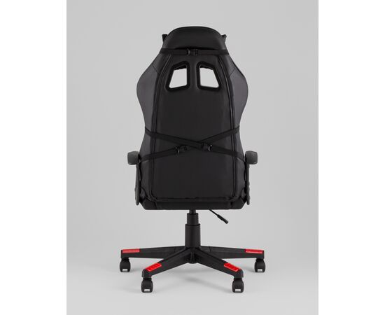 Кресло спортивное TopChairs Warden черно-красный, изображение 7 | Интернет магазин мебели и декора LifeDekor