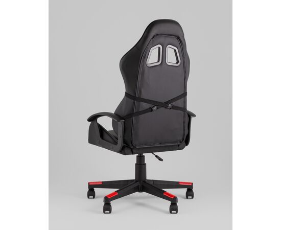 Кресло спортивное TopChairs Warden черно-красный, изображение 8 | Интернет магазин мебели и декора LifeDekor