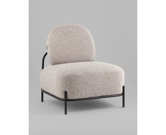 Кресло Стоун new ткань букле серый, изображение 2 | Интернет магазин мебели и декора LifeDekor