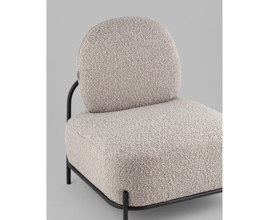 Кресло Стоун new ткань букле серый, изображение 8 | Интернет магазин мебели и декора LifeDekor