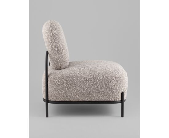 Кресло Стоун new ткань букле серый, изображение 4 | Интернет магазин мебели и декора LifeDekor