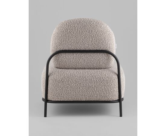 Кресло Стоун new ткань букле серый, изображение 5 | Интернет магазин мебели и декора LifeDekor