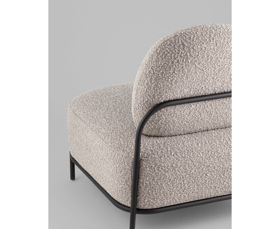 Кресло Стоун new ткань букле серый, изображение 7 | Интернет магазин мебели и декора LifeDekor