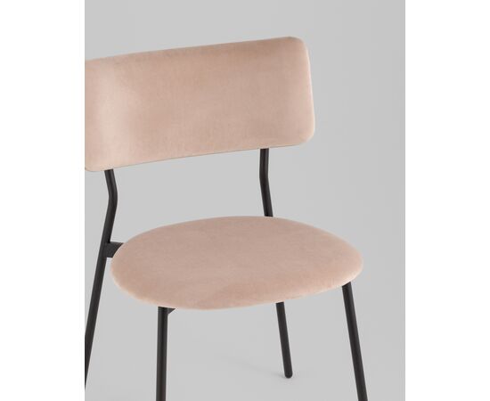 Стул Амелия велюр бежевый, изображение 8 | Интернет магазин мебели и декора LifeDekor