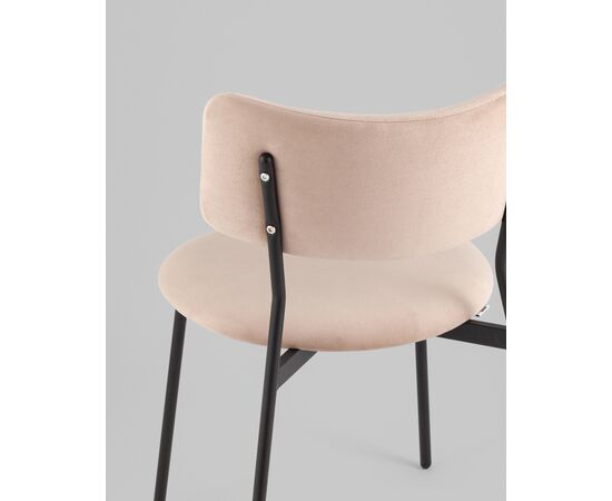 Стул Амелия велюр бежевый, изображение 7 | Интернет магазин мебели и декора LifeDekor