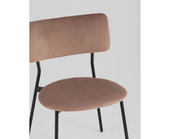 Стул Амелия велюр коричневый, изображение 8 | Интернет магазин мебели и декора LifeDekor