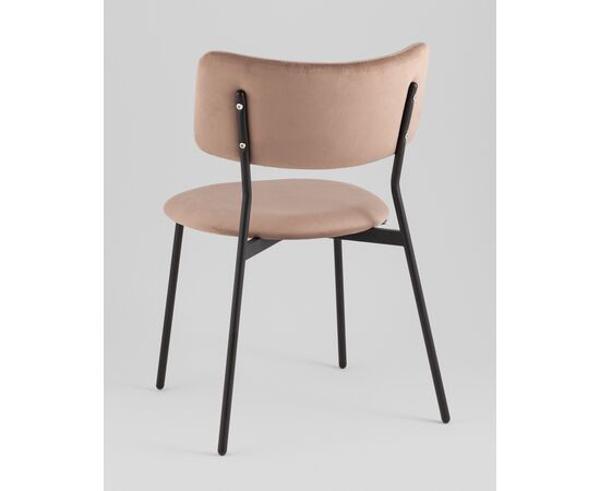 Стул Амелия велюр коричневый, изображение 6 | Интернет магазин мебели и декора LifeDekor