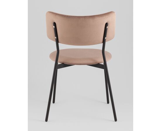 Стул Амелия велюр коричневый, изображение 5 | Интернет магазин мебели и декора LifeDekor